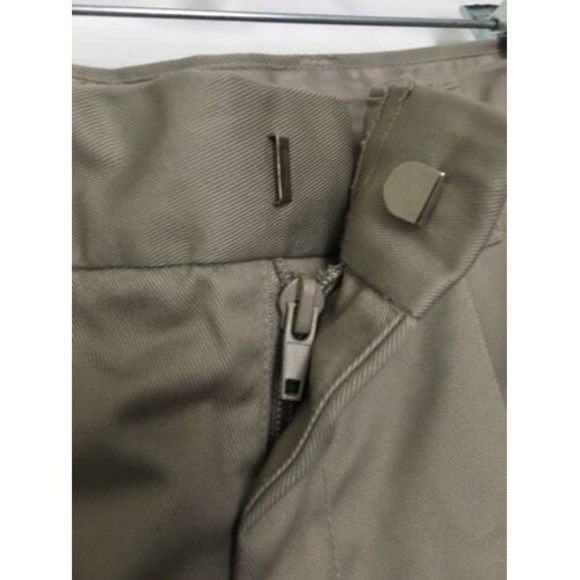 Authentic School Uniform Casual Pants Boys 20 Slim Fit Double Knee Khaki - Picture 5 of 11